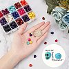 Halloween Theme Dyed Synthetic Turquoise Bead Strands G-GA0001-04-2
