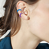 ANATTASOUL 20Pcs 10 Colors 304 Stainless Steel Huggie Hoop Earrings for Women EJEW-AN0003-84-6