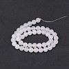 Natural White Agate Round Beads Strands G-N0151-10-8mm-2