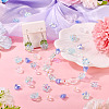 100Pcs 5 Styles Electroplate Transparent Glass Beads EGLA-TA0013-35A-7