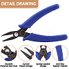 1Set Carbon Steel Jewelry Pliers PT-TA0001-03-3