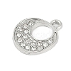 Alloy Micro Pave Rhinestone Pendants FIND-K020-15P-2