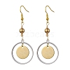 Brass Earrings for Women EJEW-JE05767-1