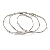 Non-Tarnish 3Pcs 202 Stainless Steel Bangle Sets BJEW-M317-08P-1