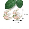 Easter Alloy Enamel Pendants PW-WG76086-01-1