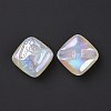 Rainbow Iridescent Plating Acrylic Beads LS-OACR-A010-06F-2