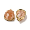 Natural Sunstone Pendants G-M431-10G-09-2