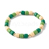 Handmade Polymer Clay Beads Stretch Bracelets Sets BJEW-JB06424-02-6