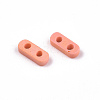 FGB 2-Hole Glass Seed Beads LS-X-SEED-S031-S-SQ50FR-3