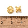 Rack Plating Flower Brass Beads KK-F873-26G-2