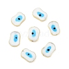 Rack Plating Handmade Evil Eye Lampwork Beads KK-F838-03A-G-3