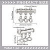 1PC 304 Stainless Steel Slide Lock Clasps FIND-LP0003-49A-2