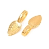 Tibetan Style Alloy Glue-on Flat Pad Bails TIBEP-AB3348Y-G-2