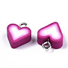 Handmade Polymer Clay Charms X-CLAY-T016-52-3