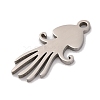 Non-Tarnish 201 Stainless Steel Pendants STAS-U016-08P-04-2