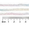 Transparent Painted Glass Beads Strands DGLA-A034-T1mm-A21-3