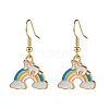 Alloy Enamel Dangle Earrings EJEW-JE04775-3