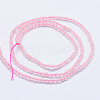 Natural Rose Quartz Beads Strands G-J369-29-2mm-2