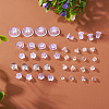 1000Pcs 10 Styles Rubber & Silicone & Plastic Ear Nuts KY-TA0001-21-6