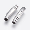 Tarnish Resistant 304 Stainless Steel Bayonet Clasps X-STAS-E427D-4P-2
