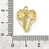 Brass Micro Pave Cubic Zirconia Pendants ZIRC-I070-025G-3