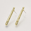 Alloy Stud Earring Findings PALLOY-S121-253-3