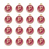 Golden Plated Alloy Enamel Charms ENAM-S118-08F-2