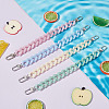 8Pcs 4 Colors Acrylic Boot Strap Chains FIND-GO00003-4