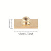 Wax Seal Brass Stamp Head AJEW-WH0215-014-2