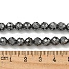 Non-magnetic Synthetic Hematite Beads Strands G-I365-16B-4