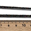 3.5MM Polyester Metallic Cord Braided Cord Necklace Making FB-CBAA152-01P-09-3