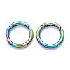 Zinc Alloy Ring Spring Gate Rings PALLOY-M194-01C-MC-2