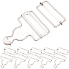 6Bags Adjustable Alloy Buckle FIND-CP0003-92B-1