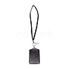 Rectangle PU Leather with Rhinestone Phone Card Holder AJEW-WH0230-48D-2