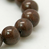 Natural Mashan Jade Round Beads Strands X-G-D263-4mm-XS14-1
