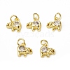 Glass Charms KK-E068-VB222-1