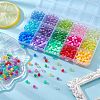 870Pcs 15 Colors  Acrylic Beads MACR-YW0002-53-5
