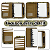 Cloth Loose Leaf Notebook Zipper Cover AJEW-WH0410-406C-4