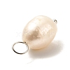Natural Cultured Freshwater Pearl Pendants PALLOY-JF00942-03-3