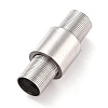 Tarnish Resistant 304 Stainless Steel Magnetic Clasps with Glue-in Ends STAS-M297-05P-1