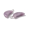 Natural Lepidolite Pendants G-Z022-03B-3