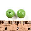 Opaque Solid Color Glass Beads GLAA-N007-8mm-A11-3