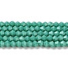 Opaque Solid Color Imitation Jade Glass Beads Strands EGLA-A039-P4mm-D07-1