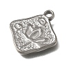 304 Stainless Steel Pendants SA-CBA7C25-02D-P-2