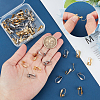 Unicraftale 60Pcs 2 Colors 304 Stainless Steel Clip-on Earring Findings STAS-UN0055-91-4