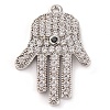 Rack Plating Brass Micro Pave Cubic Zirconia Pendants KK-Z070-10P-1