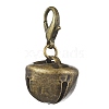 Iron Bell Pendant Decorations HJEW-JM02172-04-1