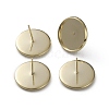 Brass Stud Earring Settings KK-L205-13G-D-2