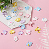  24Pcs 12 Style Spray Painted Alloy Pendants FIND-TA0002-55-5