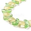 Transparent Glass Beads Strands LAMP-H061-02J-4